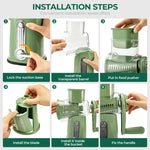 SUSTEAS Manual Cheese Shredder