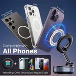 Magnetic Vacuum Car Phone Mount