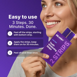 Peroxide-Free Purple Teeth Whitening Strips